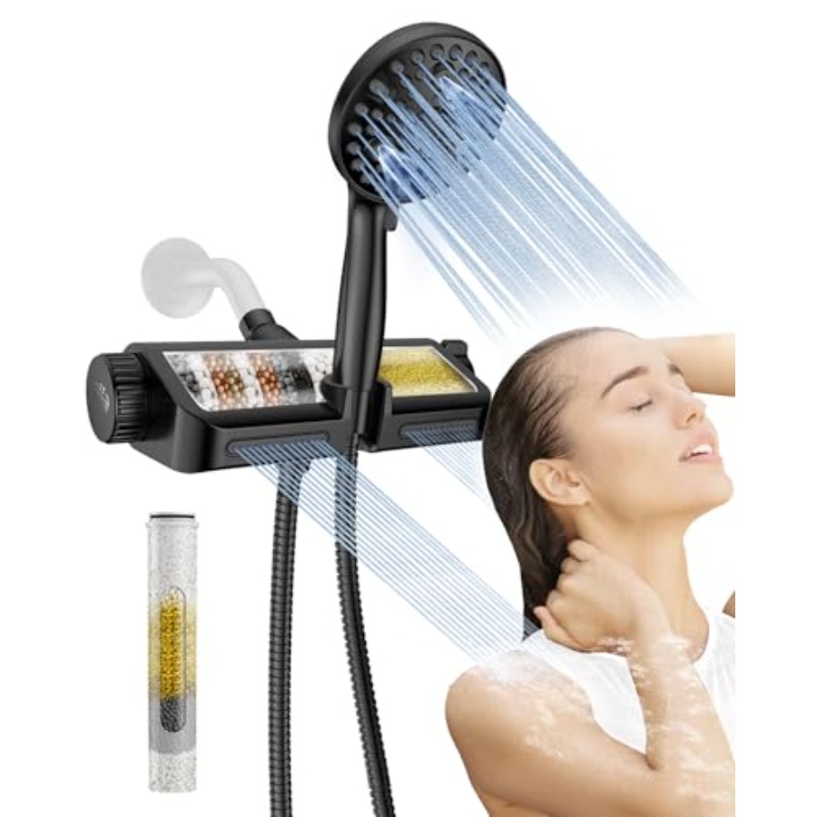 Spa & Wellness Dr Roy Sothers - Filtered Shower Head with Handheld Combo