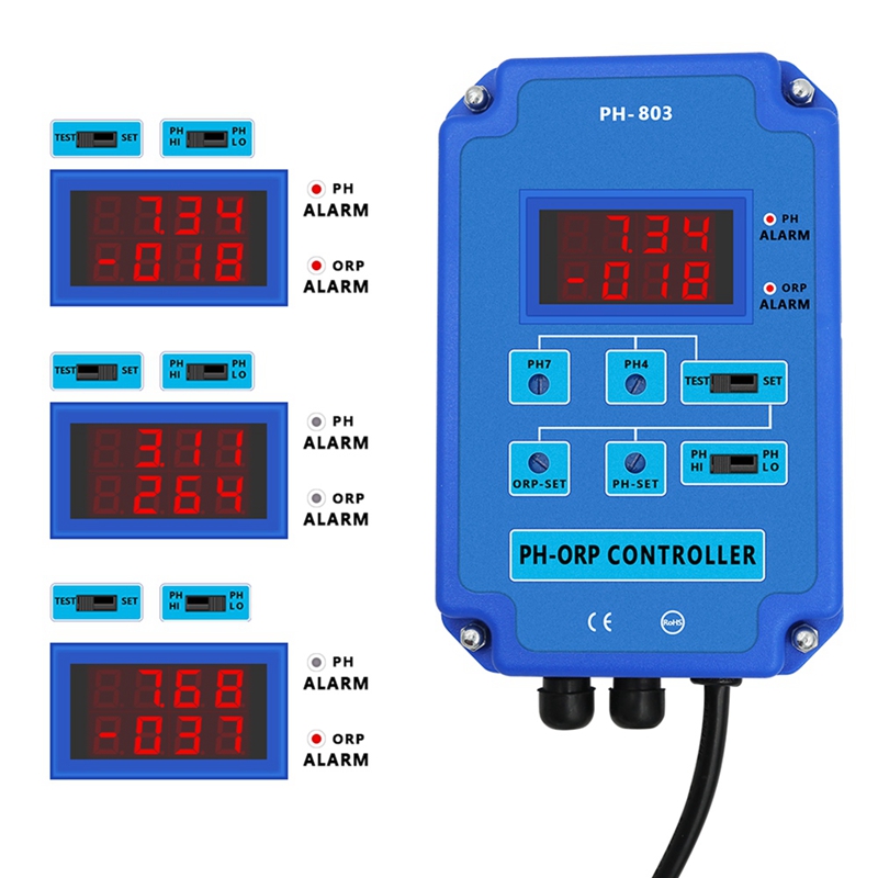 Digital 2&1 PH ORP Monitor Red - W Spa & Wellness 评论和价格