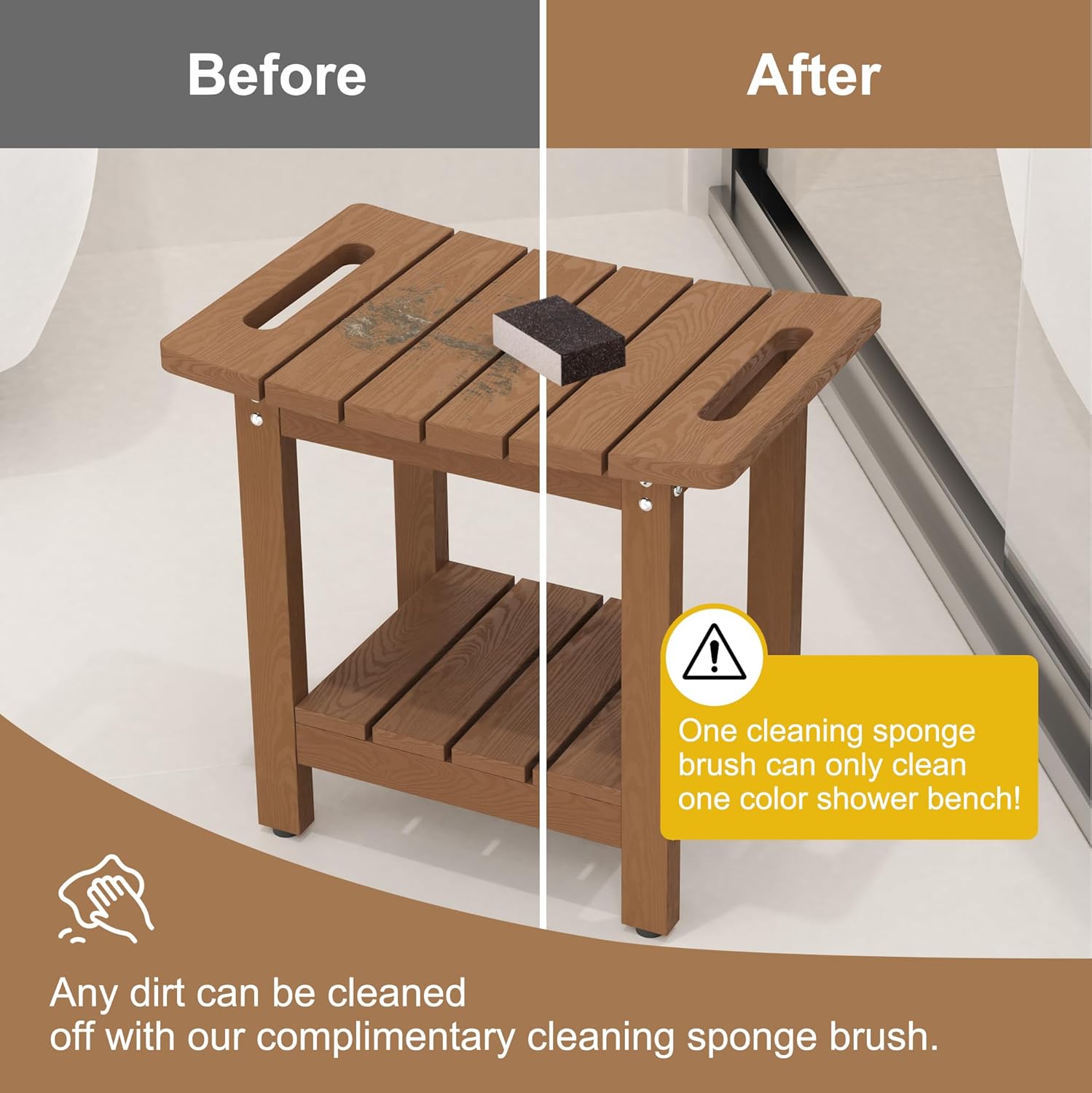 Shower Benches for Inside Show - W Spa & Wellness 评论和价格