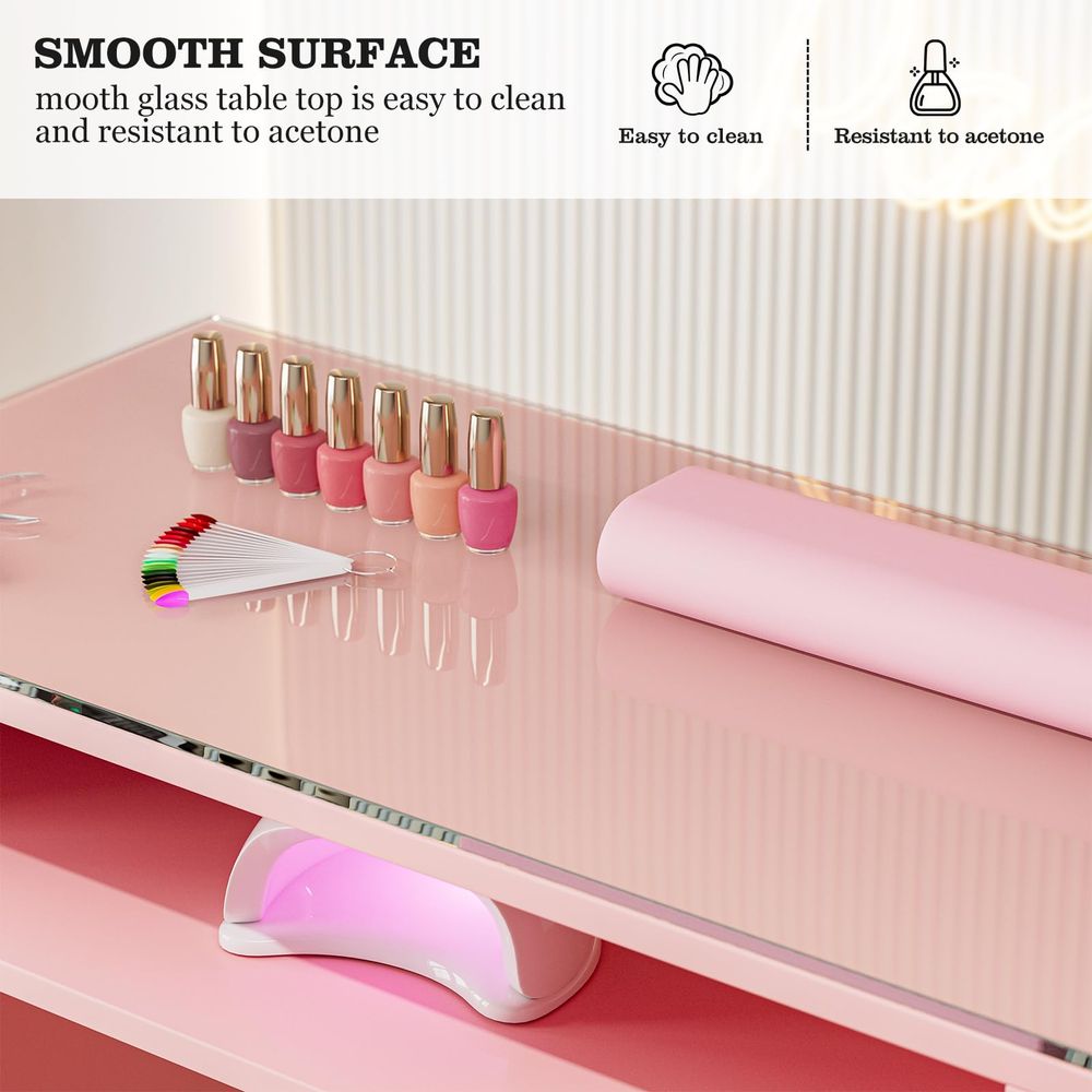 Manicure Table for Nail Tech w - W Spa & Wellness 评论和价格