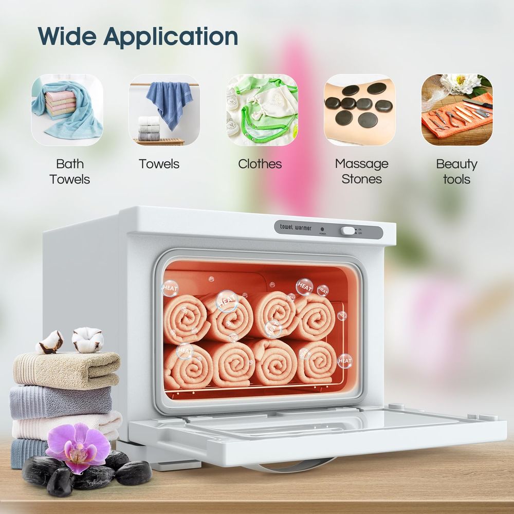 Compact 8L White Towel Warmer  - Spa & Wellness Dr Roy Sothers 评论和价格