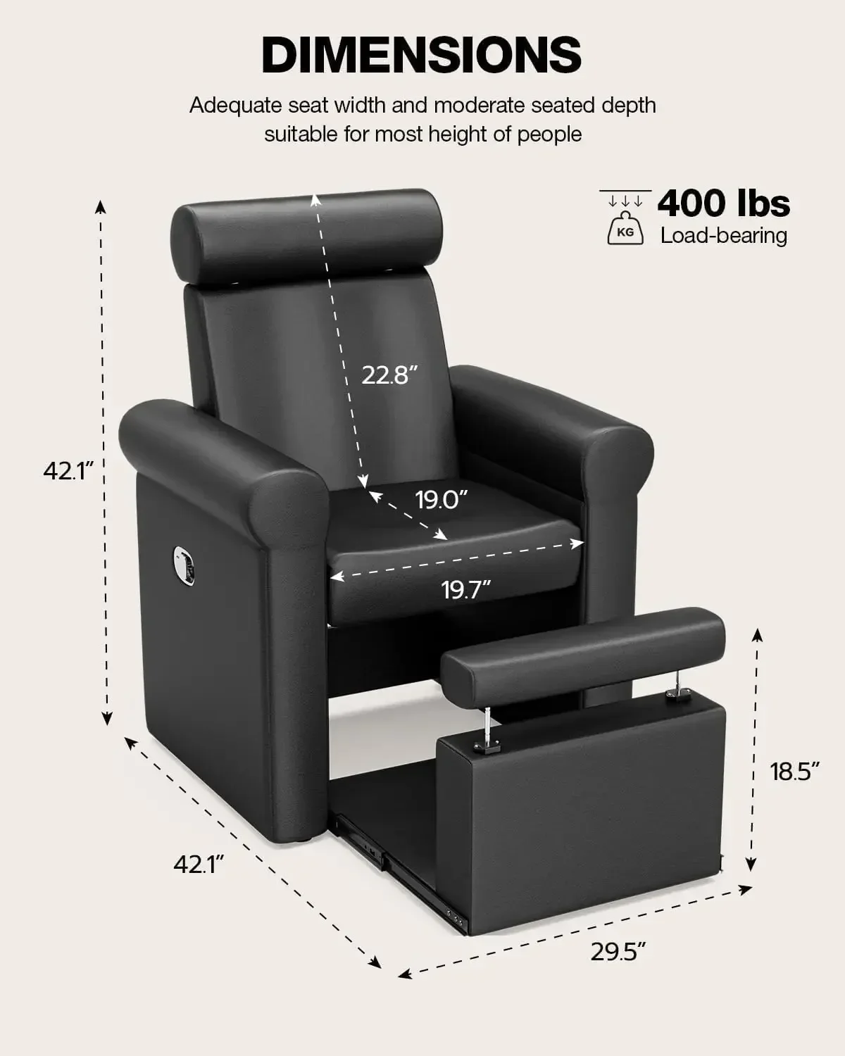 Pedicure Chair No Plumbing, Pr - W Spa & Wellness 评论和价格